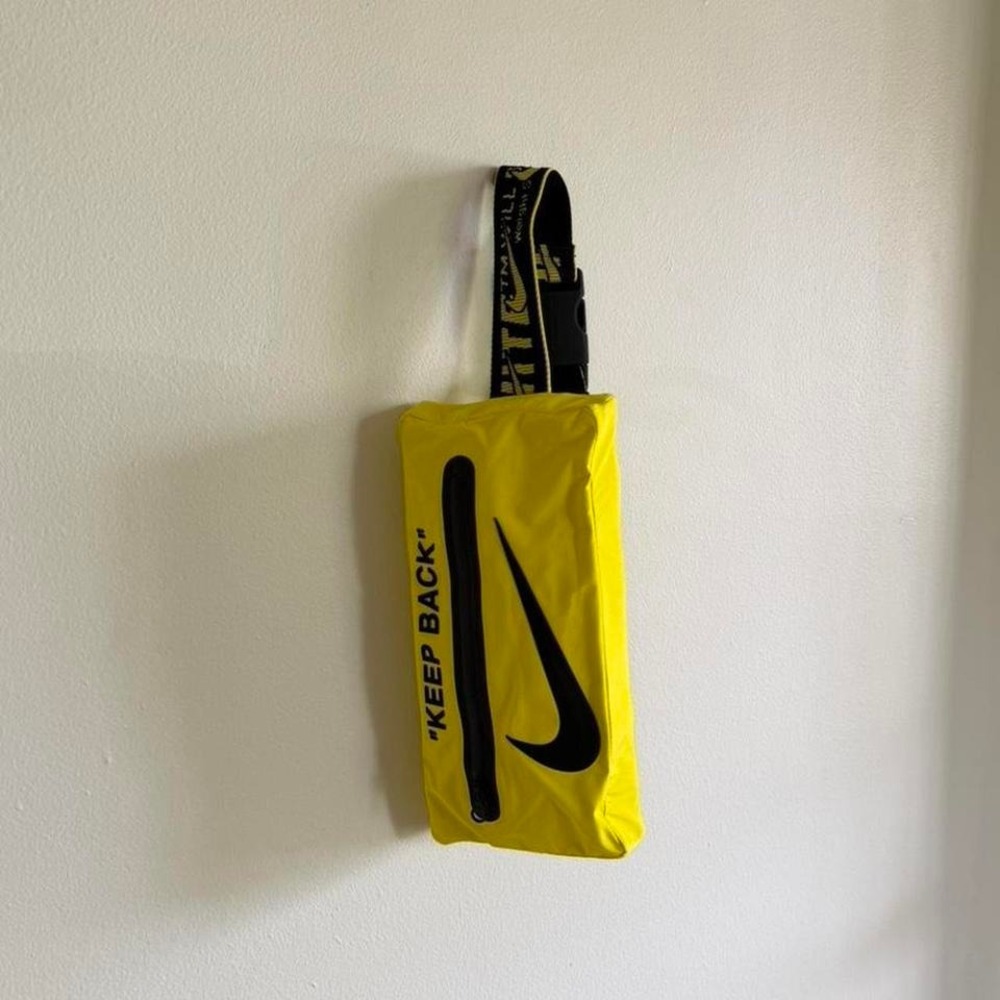 Nike x Off-White "KEEP BACK" Yellow Waist Bag / Crossbody – Industrial Strap